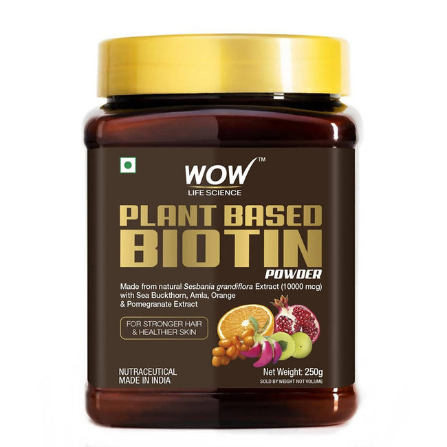 WOW Life Science Plant-Based Biotin Powder Hover Image