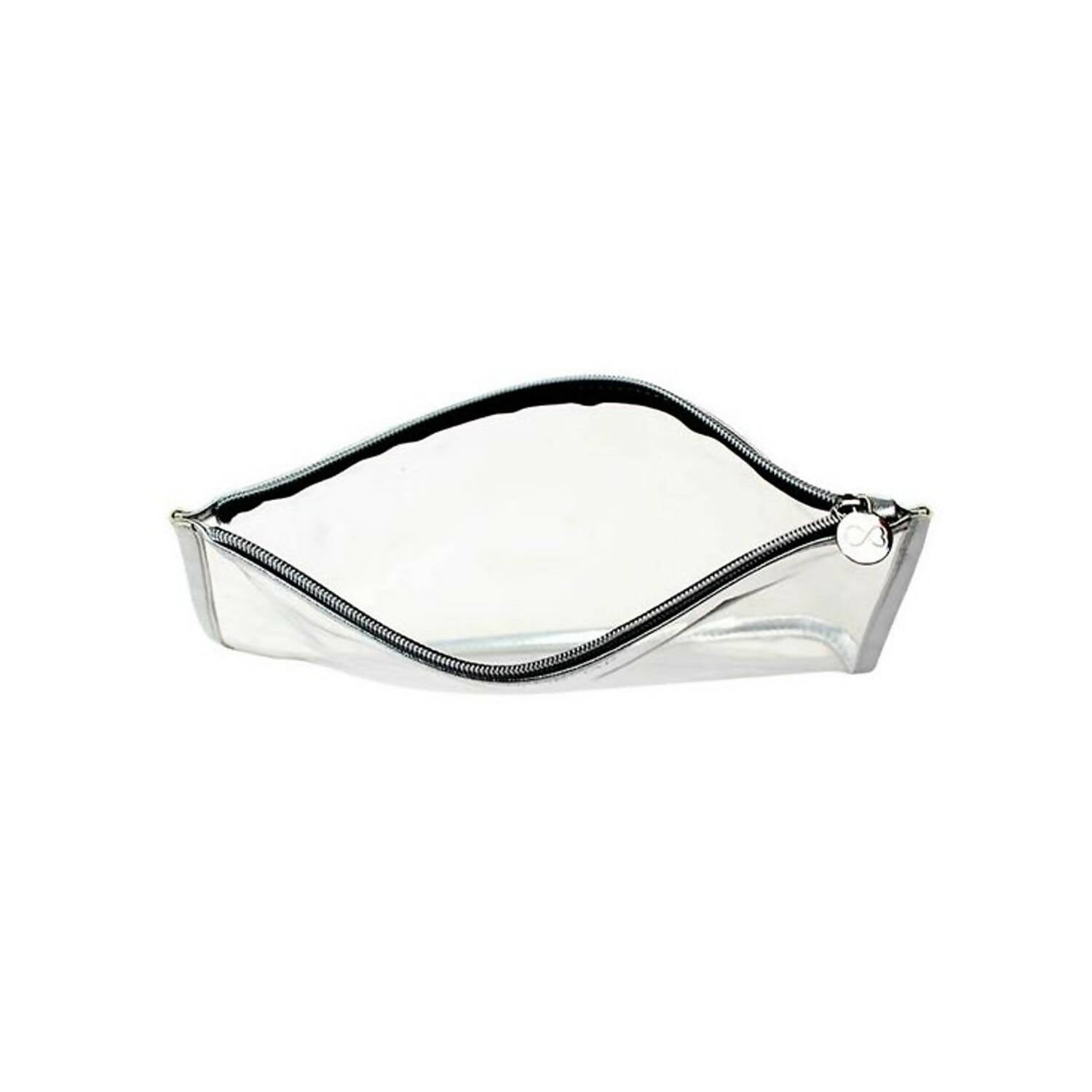 Colorbar Pouch Lips & Lashes Flat Pouches (Set Of Two) - White+Blush Pink