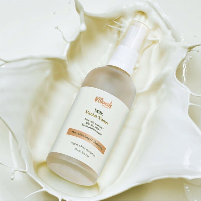 Vilvah Store Milk Face Toner (Earth marine water - Pore minimise) Main Image