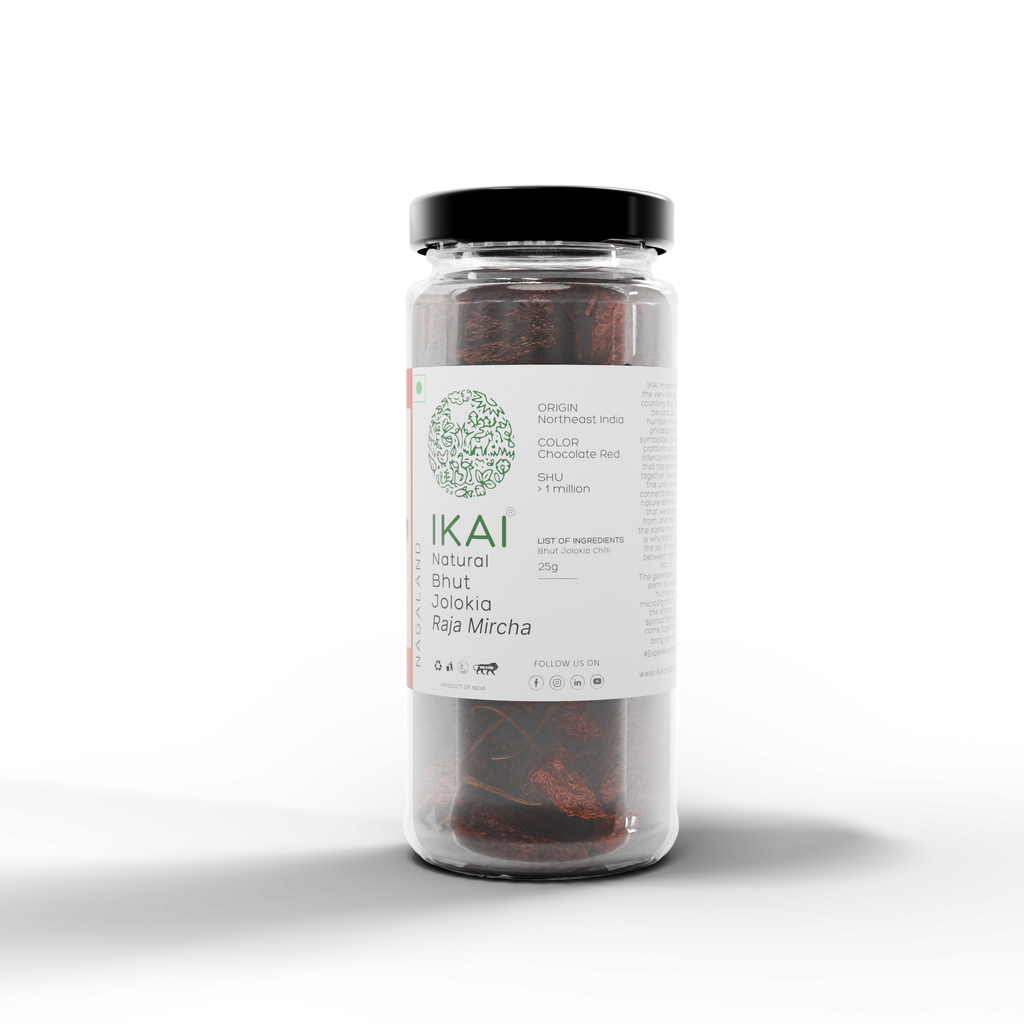 IKAI Natural Bhut Jholokia (King Chilli)