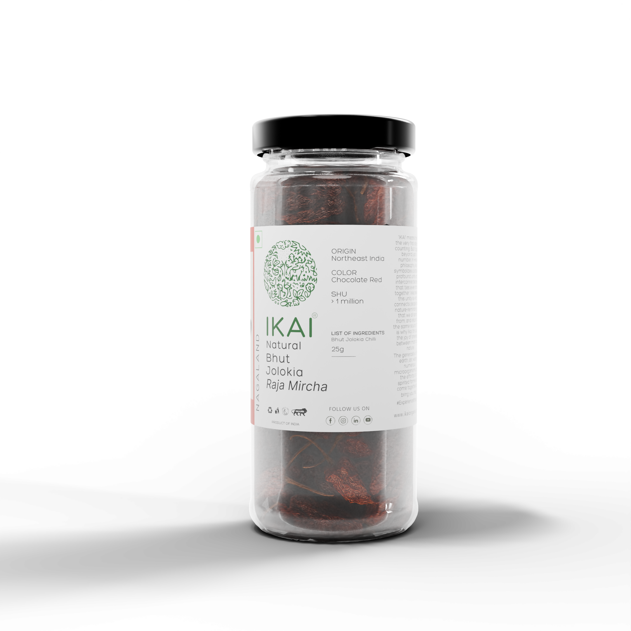 IKAI Natural Bhut Jholokia (King Chilli)