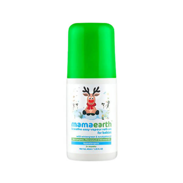 Mamaearth Baby Breathe Easy Vapour Roll-On For Relieves Congestion & Promotes Easy Breathing Hover Image