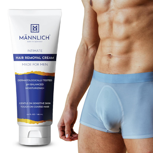Mannlich Intimate Private Hair Removal Cream For Men Hover Image
