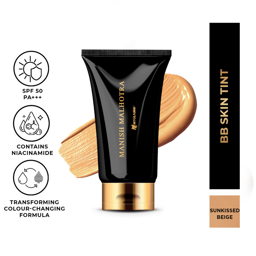 MyGlamm Manish Malhotra BB Skin Tint With SPF 50 PA+++ Sunkissed Beige