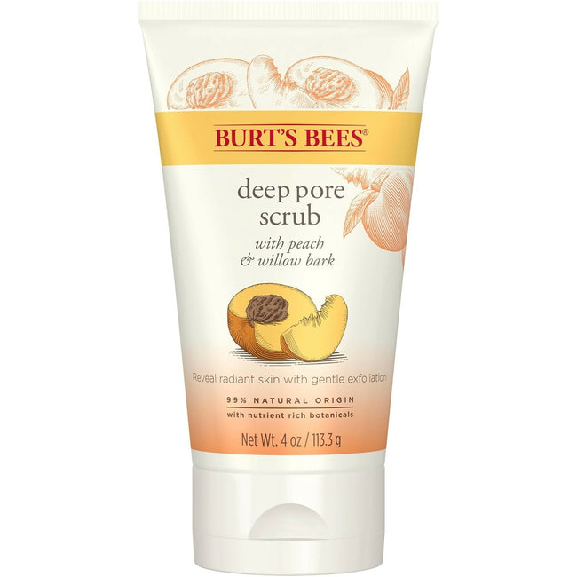 Burt's Bees Deep Pore Scrub with Peach & Willow Bark Hover Image