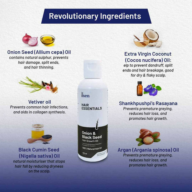 ForMen Onion & Black Seed Hair Growth Oil Main Image