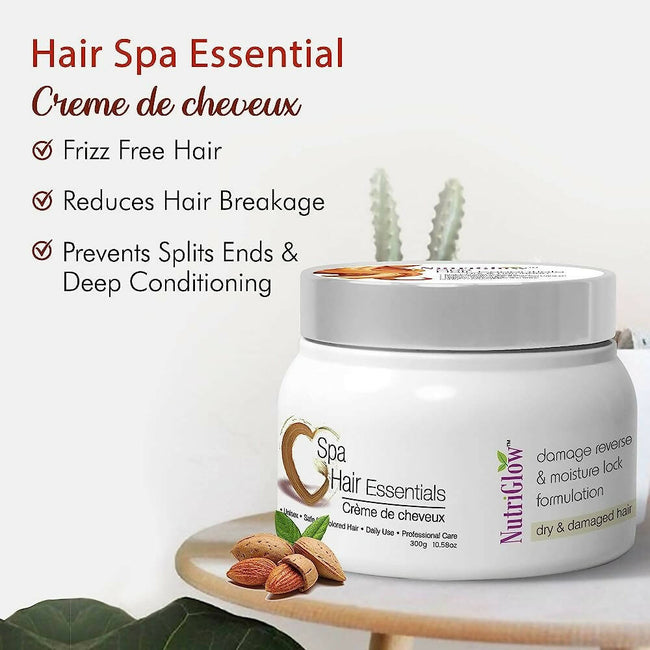 NutriGlow Hair Spa Cream with Damage Reverse & Moisture Lock Formulation for Dry & Damaged Hair Main Image