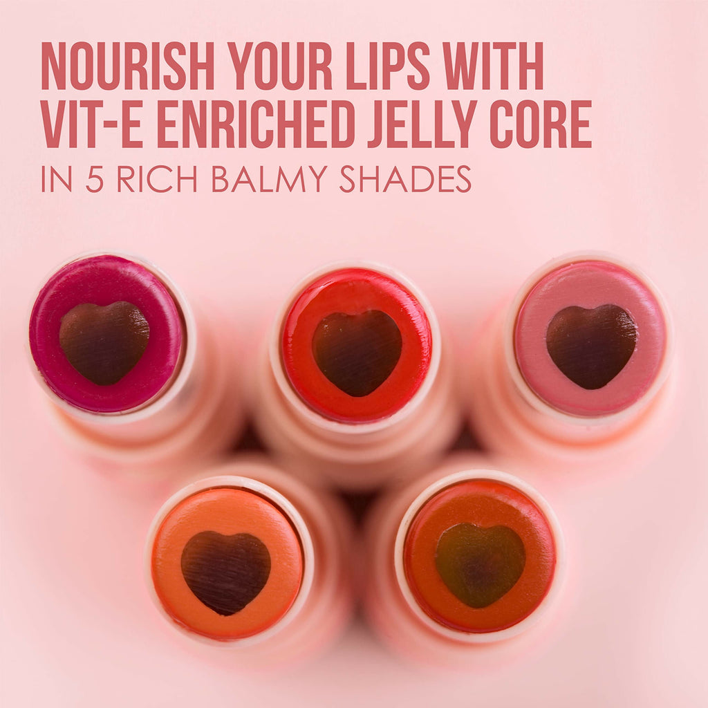 Blue Heaven Jelly & Butter Lip Balm - Caramel Brown, infused with Shea Butter & Vitamin E, Fades Pigmentation