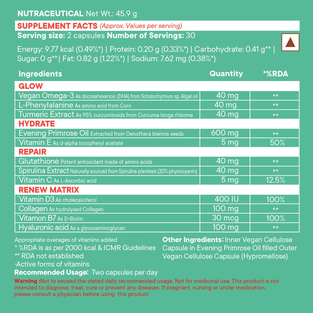 Wellbeing Nutrition Slow | Hair, Skin & Nails Capsules