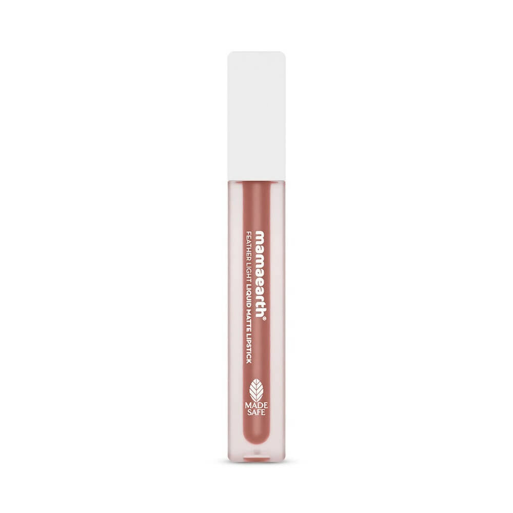 Mamaearth Feather Light Liquid Matte Lipstick - Nude Brown - Limited Time Offer