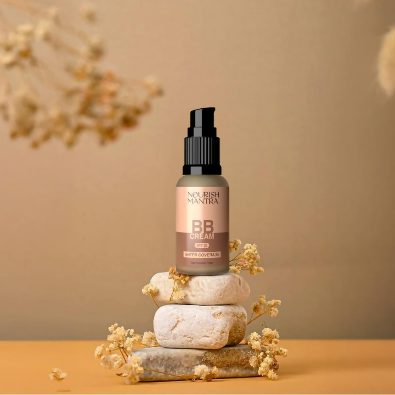 Nourish Mantra BB Cream with SPF 25 with SPF for Long-lasting, Even Coverage
