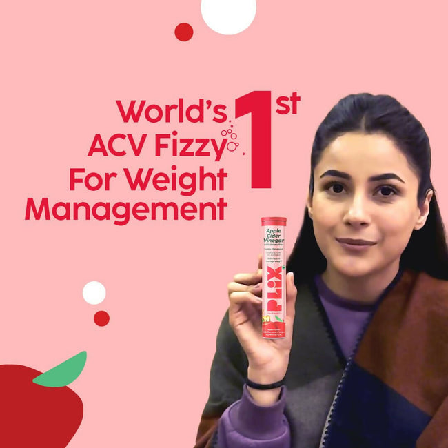 PLIX The Plant Fix Apple Cider Vinegar Effervescent Tablet with Mother - Multi Flavor Main Image