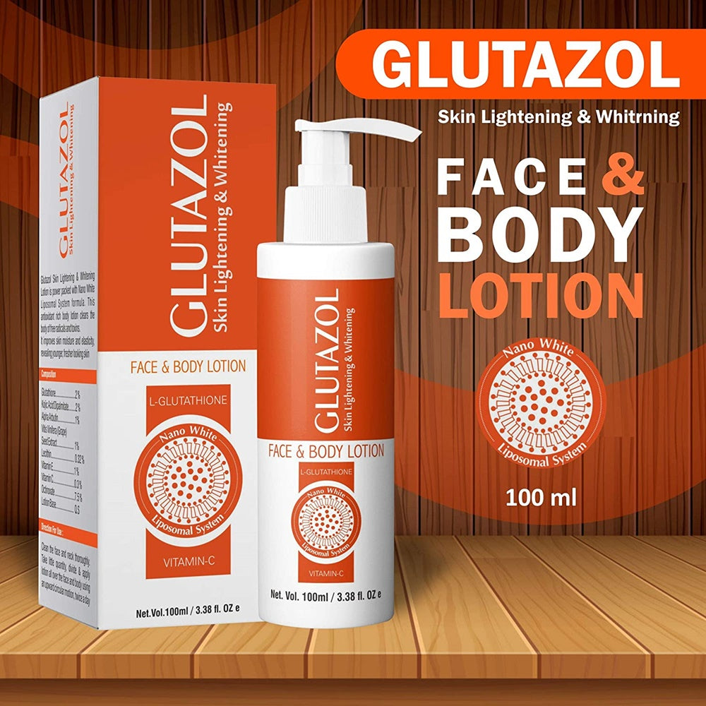 Glutazol Skin Lightening & Whitening Face & Body Lotion