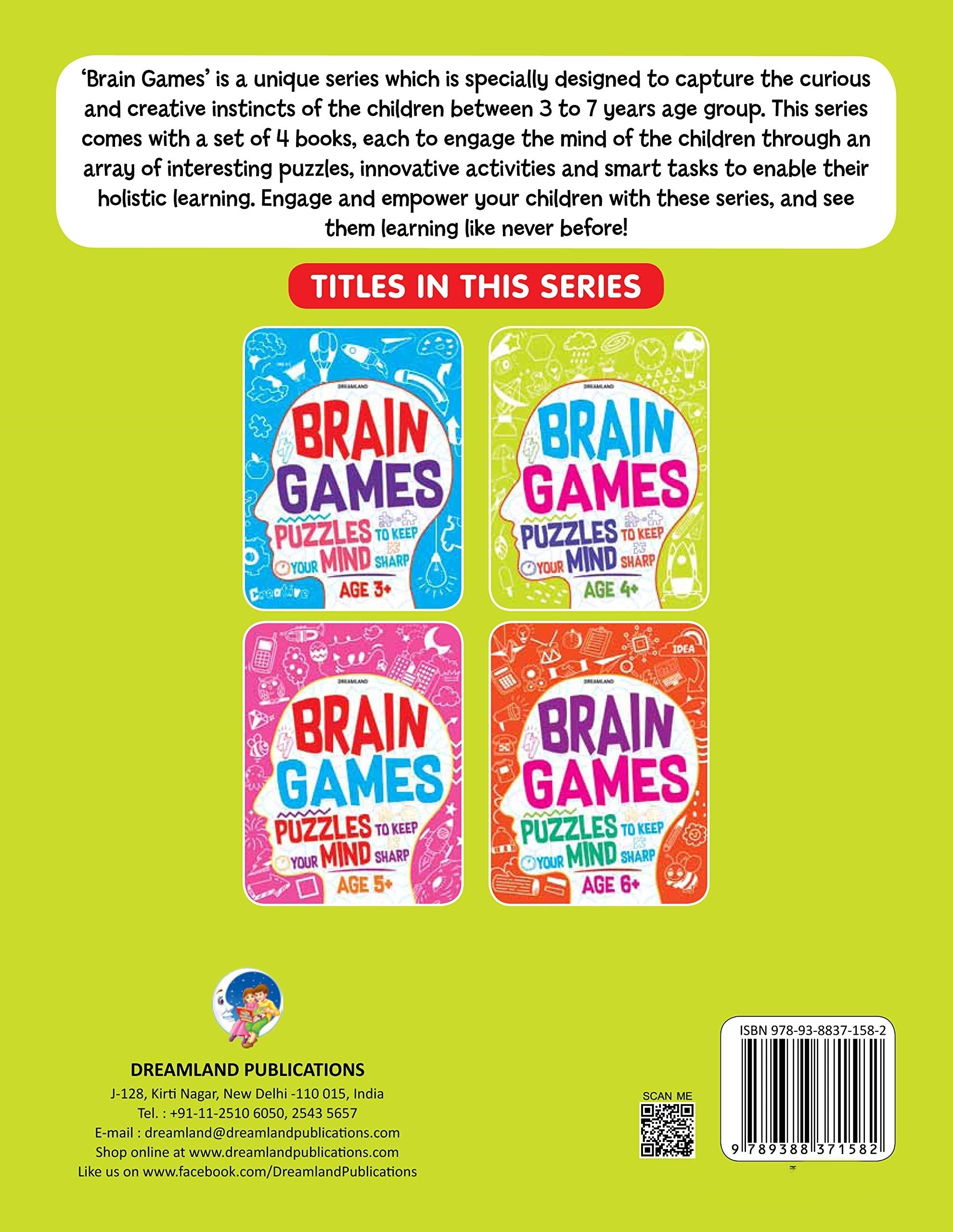 Dreamland Brain Games Age 4+
