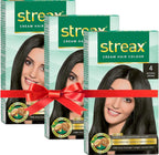 Streax Burgundy Hair Color 3.16 with Argan & Walnut Oil 100% Grey Coverage