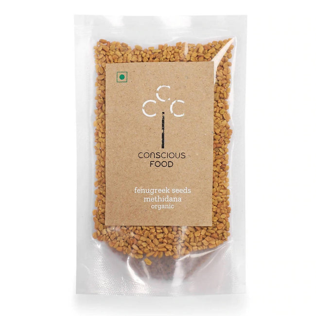 Conscious Food Organic Fenugreek Seeds (Methi) Hover Image