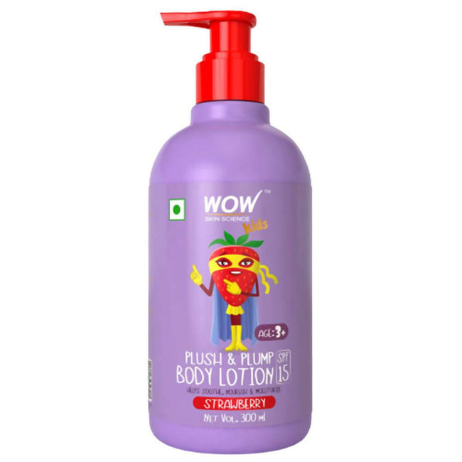 Wow Skin Science Kids Plush & Plump Body Lotion - Strawberry Hover Image