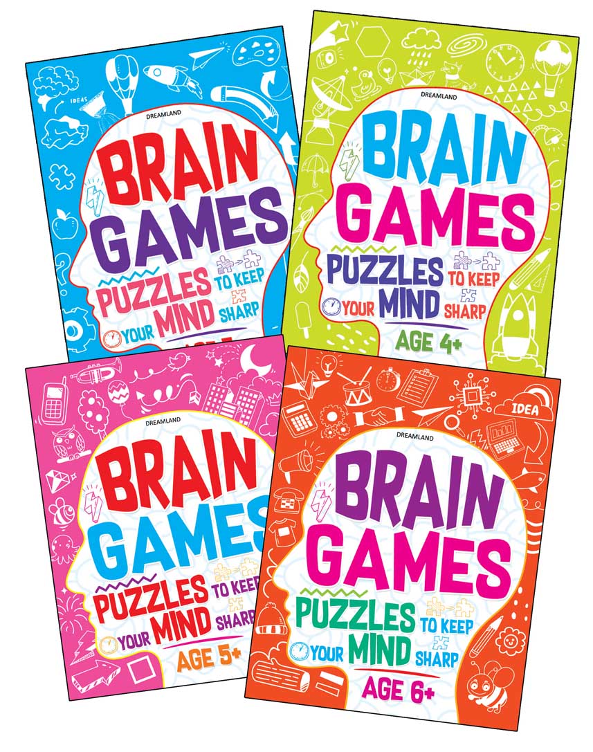 Dreamland Brain Games Series (A set of 4 Books)