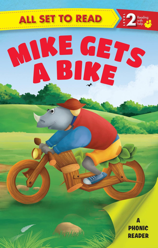 All set to Read A Phonics Reader Mike Gets a Bike - Om Books Hover Image