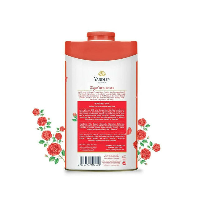 Yardley London Royal Red Roses Perfumed Talc Powder Main Image