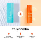 Foxtale Hydrate & Glow Skin Care Kit for Glowing Skin: Cleanser Hydrating Face Wash + Vitamin C Face Serum