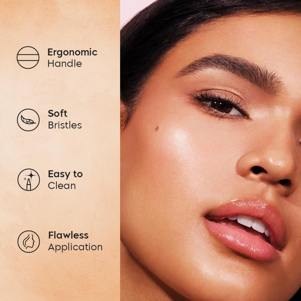 Gleva Foundation Makeup Brush Flawless Black