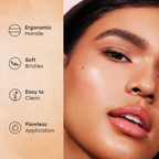 Gleva Foundation Makeup Brush Flawless Black