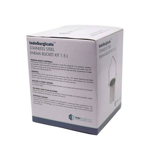 Indo Surgicals Stainless Steel Enema Bucket Kit