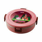 Dubblin Tweaty Stainless Steel Round Lunch Box