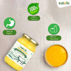 Satvik A2 Gir Cow Ghee | Vedic Bilona Method | Bilona Ghee | A2 Cow Desi Ghee