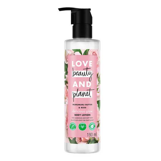 Love Beauty And Planet Murumuru Butter & Rose Body Lotion Hover Image