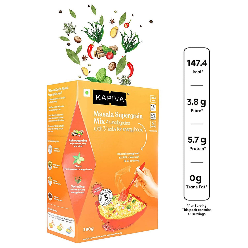 Kapiva Ayurveda Masala Supergrain Mix - Energy Boost