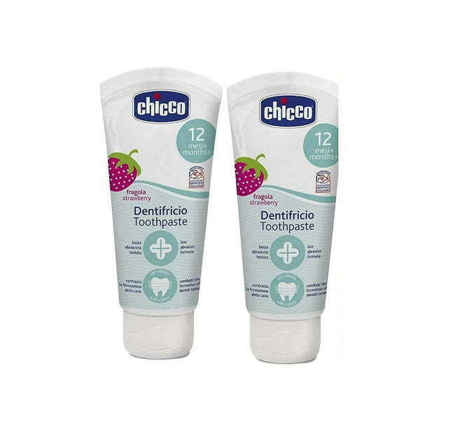 Chicco Toothpaste Strawberry Flavour Hover Image