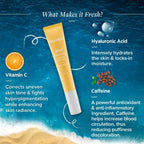 Aqualogica Glow+ Luminous Under Eye Gel, Non Sticky, Non Oily