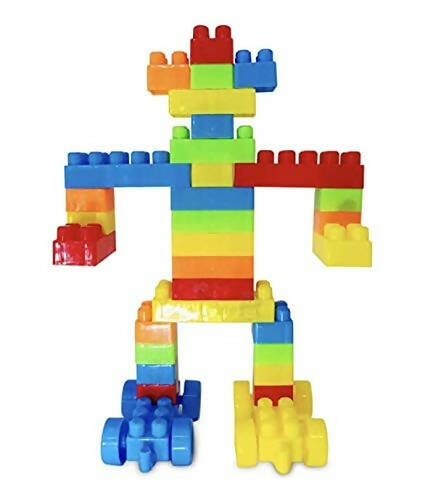 Kipa 180 Pieces with Storage Container Multi Colored Educational Jumbo Learn and Play Building Blocks for Kids