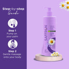 VI-JOHN Saffron Natural Fairness Body Lotion Calming Lavender with Chamomile Natural Moisturiser For Soft, Even-Toned & Radiant Skin Suitable for All Skin Types