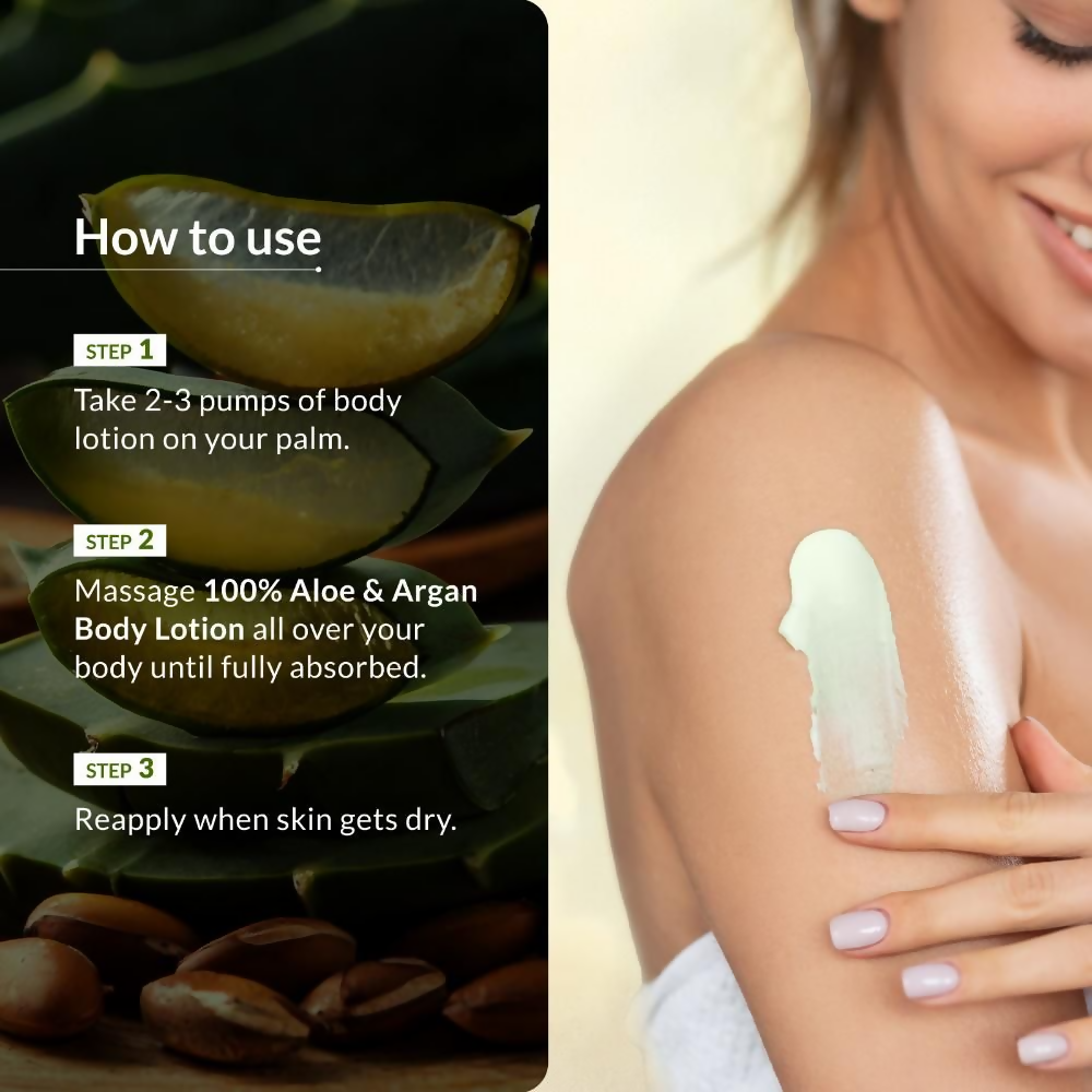 Lotus Botanicals 100% Aloe & Argan Body Lotion