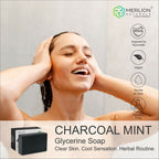 Merlion Naturals Charcoal & Mint Glycerine Soap