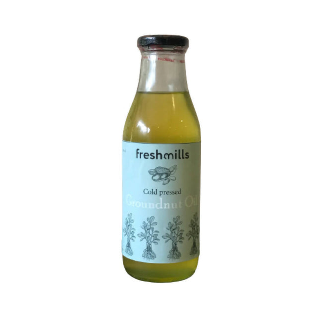 Fresh Mills Cold Pressed Groundnut Oil Hover Image