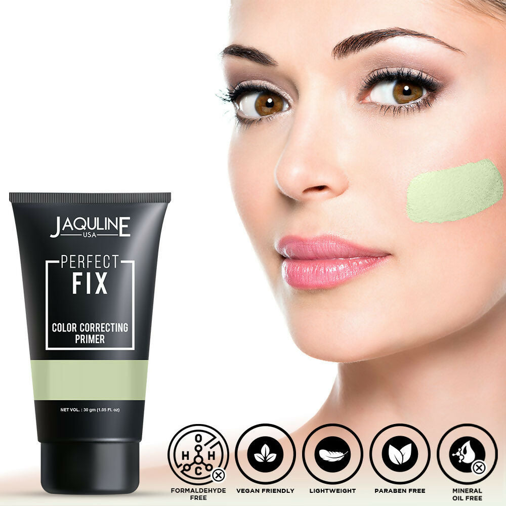 Jaquline USA Perfect Fix Color Correcting Primer - Green