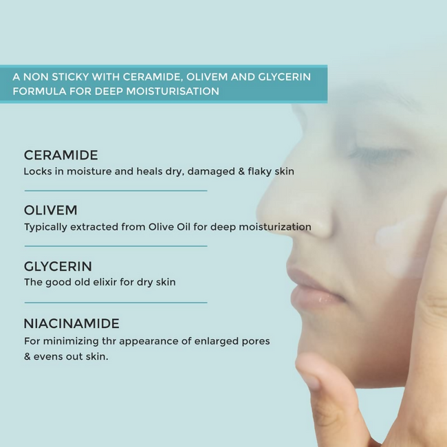 Dermabay Hydrating Moisturizer Lotion With Niacinamide And Ceramides Main Image