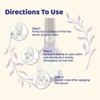 Habibs Hair Serum Dry Curly & Treated Hairs For Silky & Smooth Hair