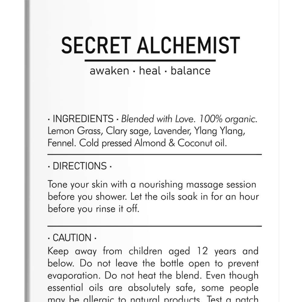 Secret Alchemist Tone Body Massage Oil