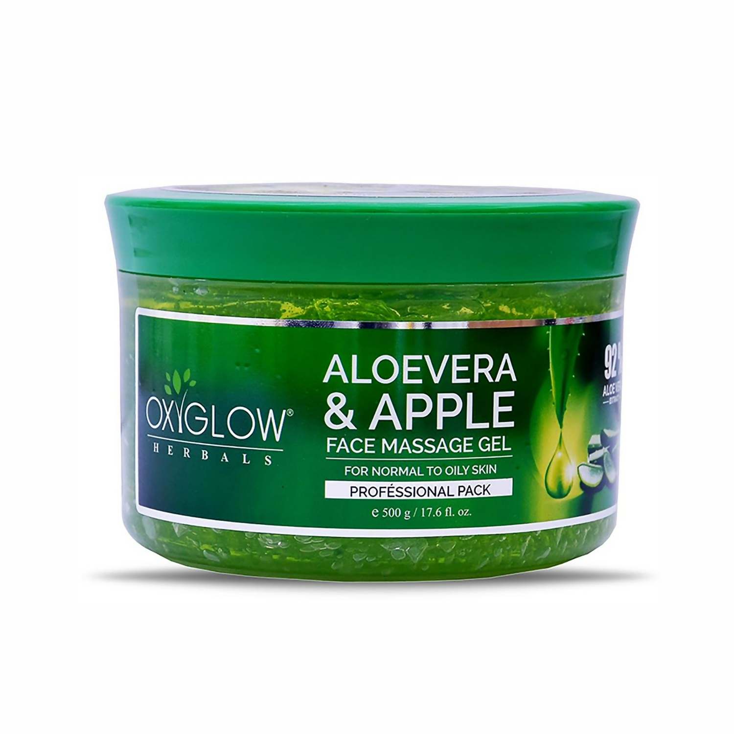 Oxyglow Herbals Aloevera Apple Face Massage Gel