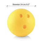 Kipa Big Size Plastic Blue Bowling Set 6 Pins 2 Balls Large Bowling Toy for Kids Multi Color with Smart Chain Carry Case