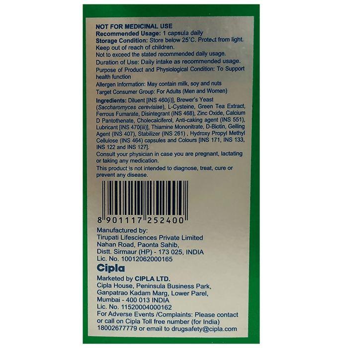 Cipla Adgain Plus Healthy Hair Capsules