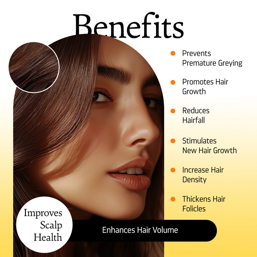 Indulgeo Essentials Luxuriant Hair Vitalizer 2.0 - Non Oily Serum For Hair Growth