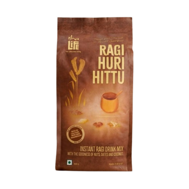Isha Life Ragi Huri Hittu (Instant Ragi Drink Mix) Hover Image