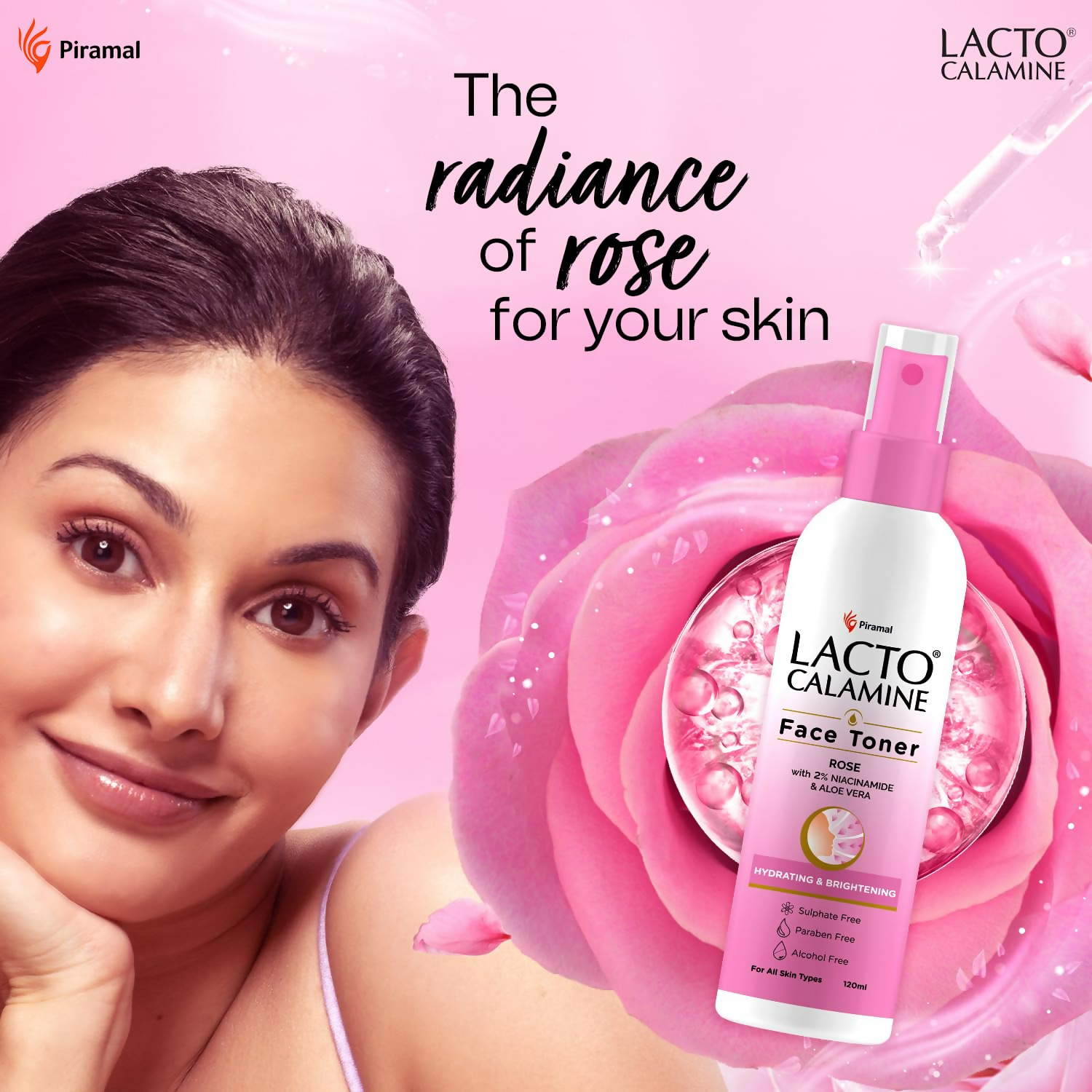 Lacto Calamine Rose Water Toner