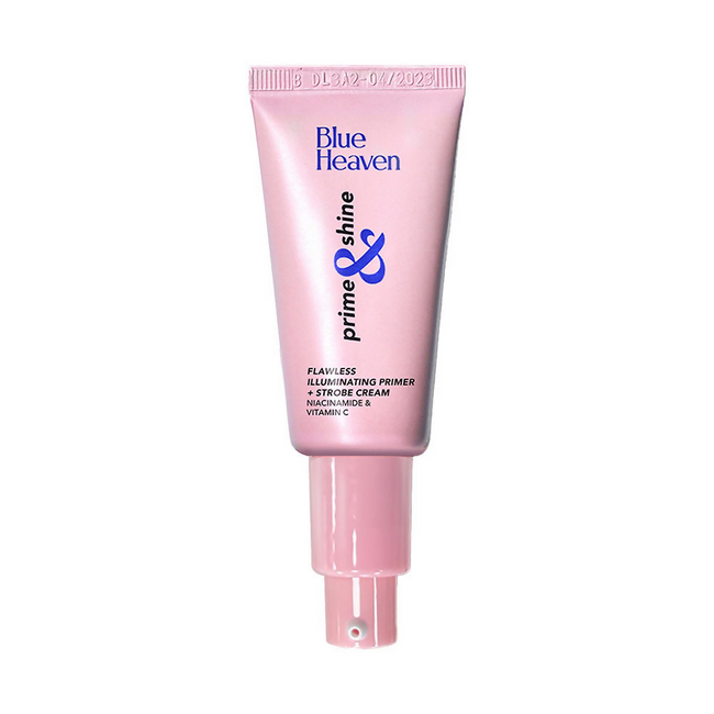 Blue Heaven Prime & Shine Flawless lluminating Primer & Strobe Cream - Silver Pink Hover Image